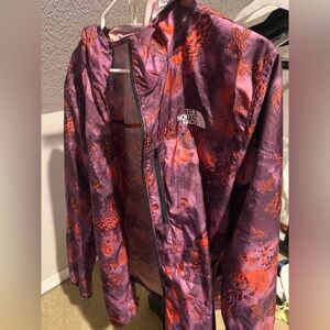The North Face Vibrant Purple and Red Jacket